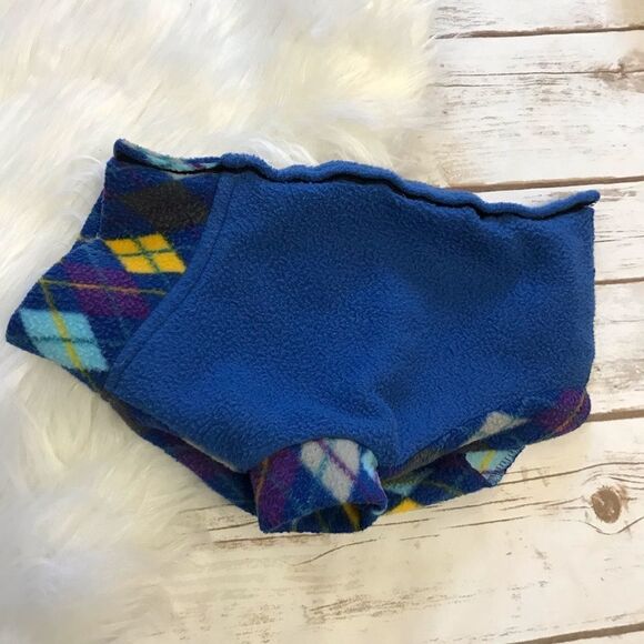 DELETING SOON Fleece Small Dog Sweater Jacket Blue - Picture 2 of 5